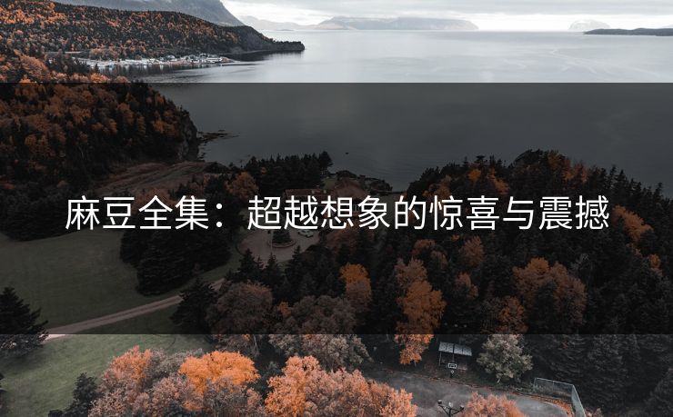 麻豆全集：超越想象的惊喜与震撼